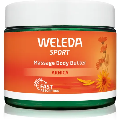 Weleda Sport masážne telové maslo na regeneráciu svalov 150 ml