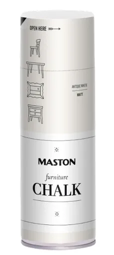MASTON FURNITURE CHALK - Kriedová farba na nábytok antik biela 400 ml