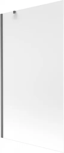 MEXEN/S - Next vaňová zástena FIX 100 x 150, dekor, grafit kartáčovaná 895-100-000-00-30-66