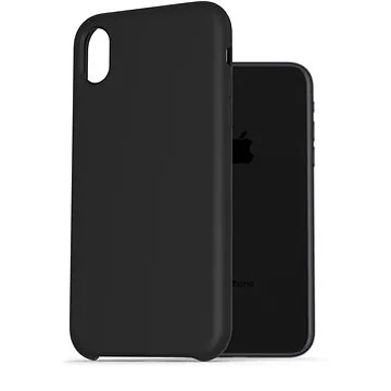 AlzaGuard Premium Liquid Silicone iPhone Xr čierne (AGD-PCS0005B)