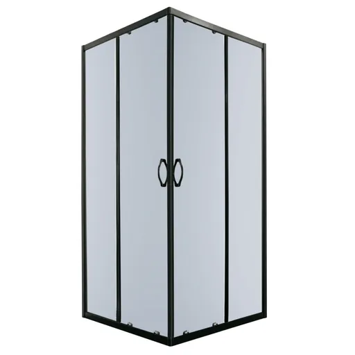 KERRA - Sprchová kabína Tiara Square 90x90 štvorcová (čierna) 5907548109392