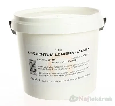 UNGUENTUM LENIENS GALVEX ung 1x1000 g