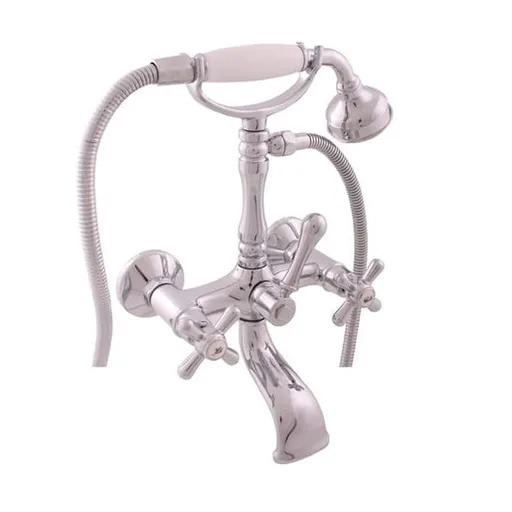 Vaňová batéria RAV Slezák MORAVA so sprchovacím setom 150 mm chróm MK360.5/2