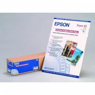Epson Premium Semigloss Photo Paper S041328 C13S041328, A3, pololesklý, biely, foto papier