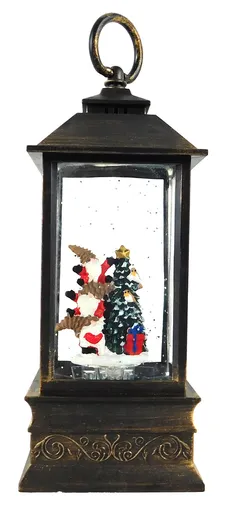 MAKRO - Lucerna hracia vianočná 9x9x21cm