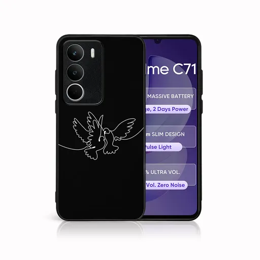 MY ART Ochranný kryt pre Realme C71 WHITE DOVE (195)