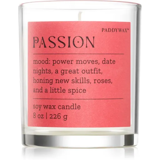 Paddywax Mood Passion Saffron Rose vonná sviečka 226 g