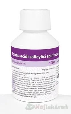 Solutio acidi salicylici spirituosa 1% sol.der.1 x 100 g