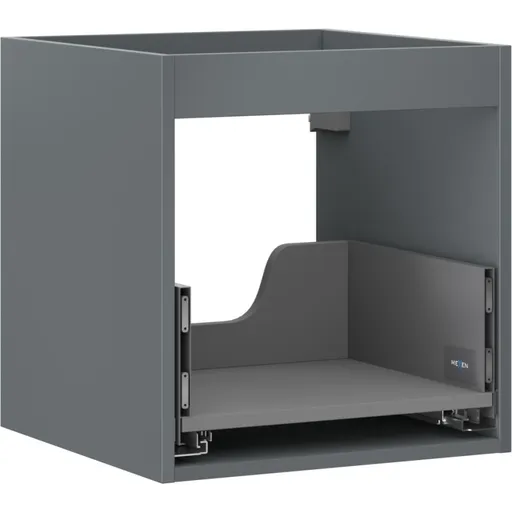 MEXEN - Box-A skrinka pre umývadlo 45, 1 šuplík, grafit mat 91AX0-0450-470-1-66