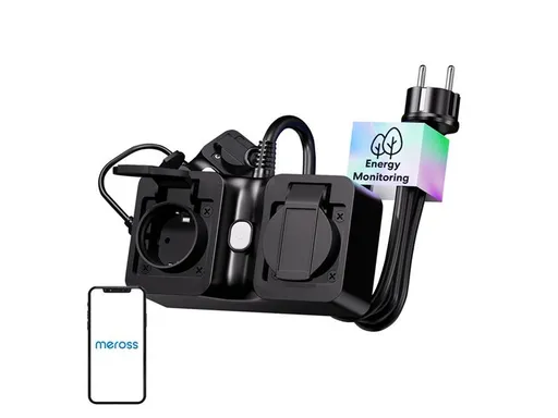 Smart predlžovací kábel 2 zásuvky 1,5m MEROSS MOP320MA-EU WiFi