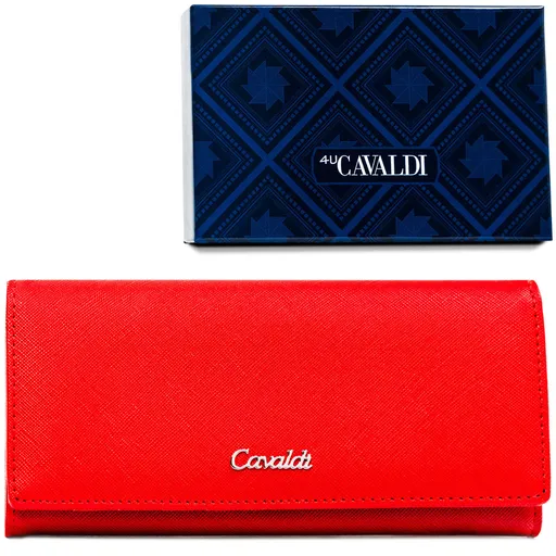 Červená dámska peňaženka z ekokože – 4U Cavaldi