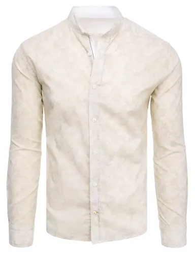 Krásna béžová pánska košeľa