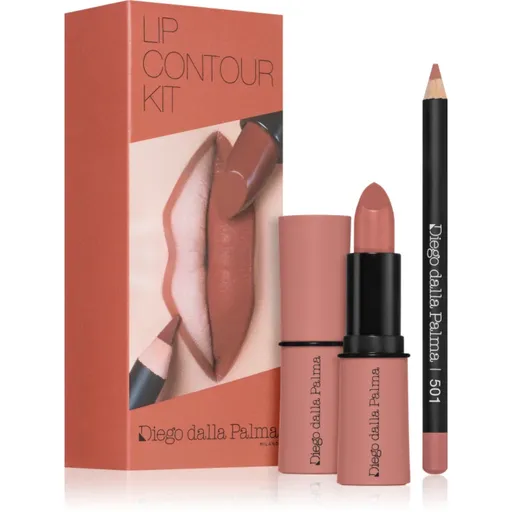 Diego dalla Palma Lip Contour Kit sada na pery odtieň 501 NUDE 5.1 g