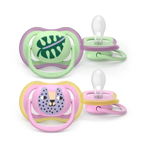 Philips AVENT Cumlík Ultra air ružová/zelená 6-18m obrázok dievča 2ks
