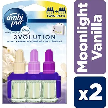 AMBI PUR 3Volution Moonlight Vanilla, vonná náplň do odparovača, 2 x 20 ml (4015400890126)