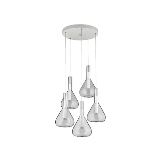 LED závesné osvetlenie Cinque Cipera biela 345030531