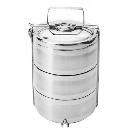 Orion Nerezový termo obedár 3 poschodia, 3 poschodia