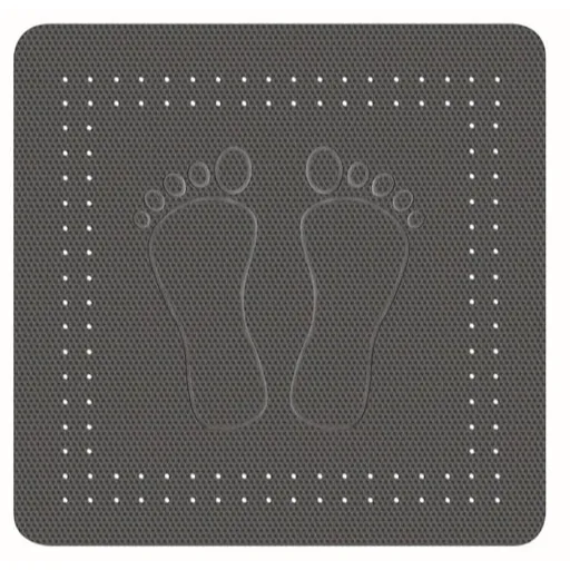 Kleine Wolke Foot protiskluzová podložka do vany břidlicová 55x55 cm 4388905002