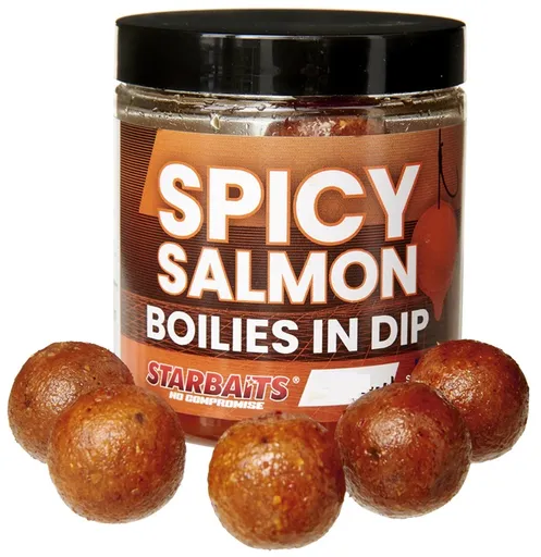 Starbaits boilies in dip concept spicy salmon 150 g - 24 mm