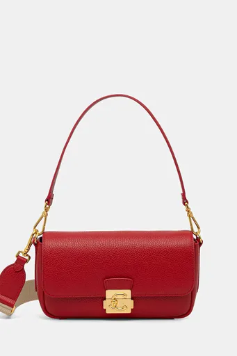 Kožená kabelka Coccinelle C-ME LOCK