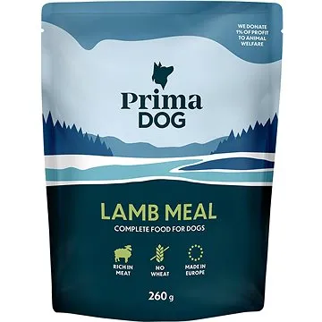 PrimaDog Kapsička s jahňacím 260 g (6430069581518)
