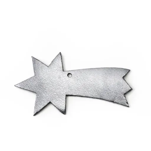 Tmavo strieborná vianočná ozdoba kométa 619-1214-29