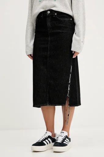 Rifľová sukňa Karl Lagerfeld Jeans