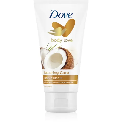 Dove Body Love Coconut krém na ruky pre suchú pokožku 75 ml
