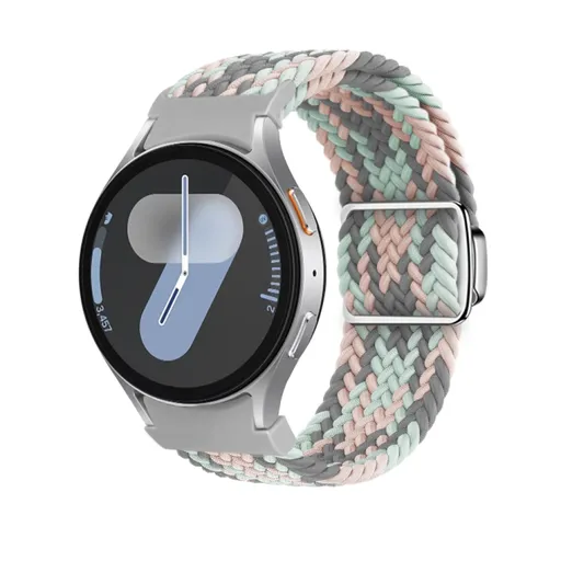 BRAIDED Nylonový remienok pre Samsung Galaxy Watch 7 (40 / 44 mm) CORAL COLOR