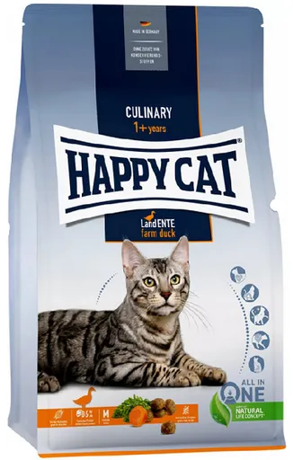 Happy Cat SUPER PREMIUM - ALL IN ONE Culinary vidiecka kačka granule pre mačky 1,3kg