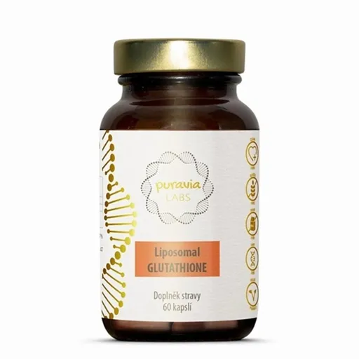 PURAVIA LABS Lipozomálny glutatión 60 kapsúl