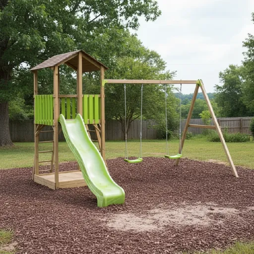 ArtWD Detský záhradný domček s ihriskom SMILE