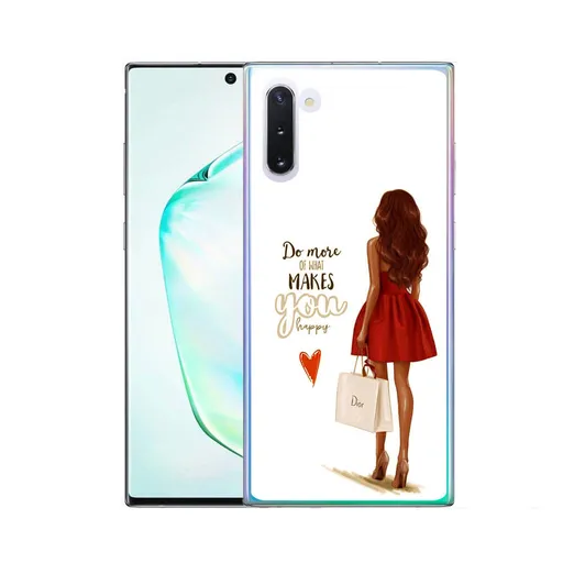 PROTEMIO MY ART Ochranný kryt Samsung Galaxy Note 10 RED DRESS (137)