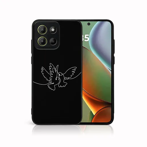 MY ART Ochranný kryt pre Motorola Moto G15 / Moto G15 Power WHITE DOVE (195)