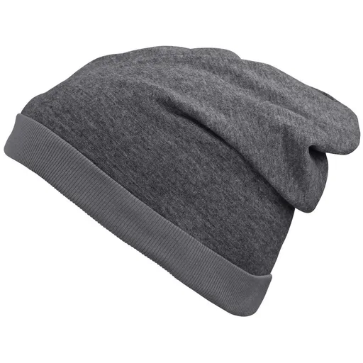 Myrtle Beach (Daiber) Ľahká čiapka MB6577 - Čierny melír / tmavošedá | uni