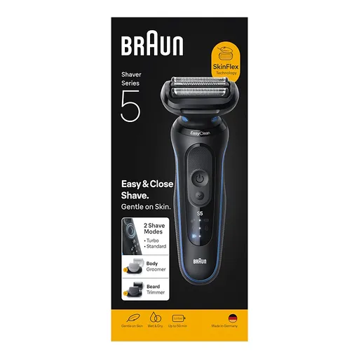 BRAUN Series 5 52-B1650S elektrický holiaci strojček+ 2 nástavce