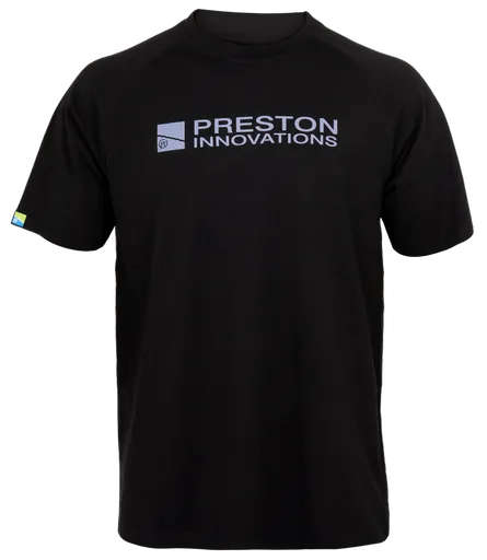 Preston innovations tričko lightweight black raglan t-shirt - xxl