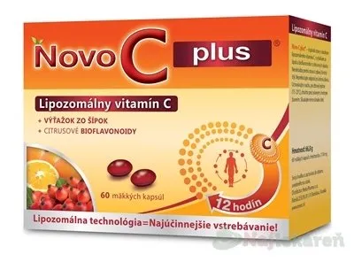 Novo C Plus Forte Lipozomalny Vit. C 60 kapsúl