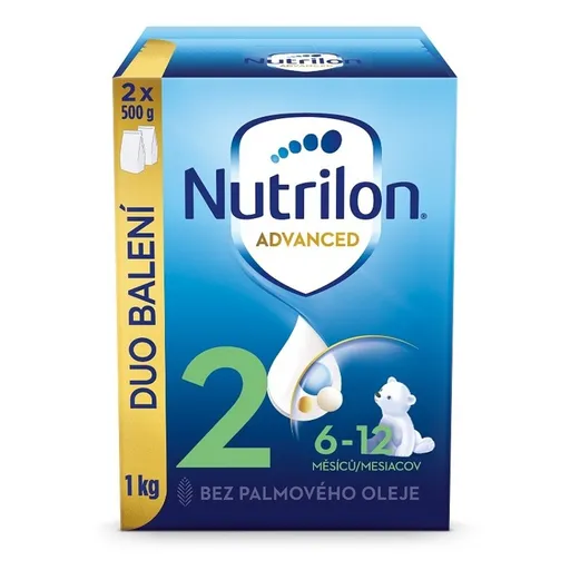 NUTRILON 2 Advanced DUO balení od ukončeného 6. mesiaca 1 kg
