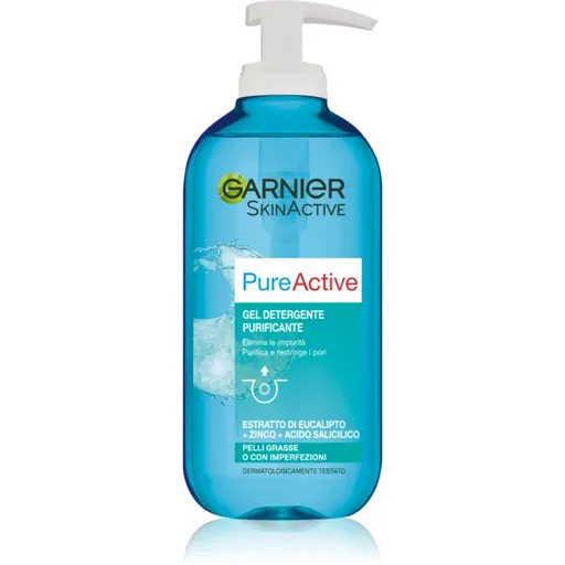 Garnier Skin Active Pure Active čistiaci gél pre problematickú pleť, akné 200 ml