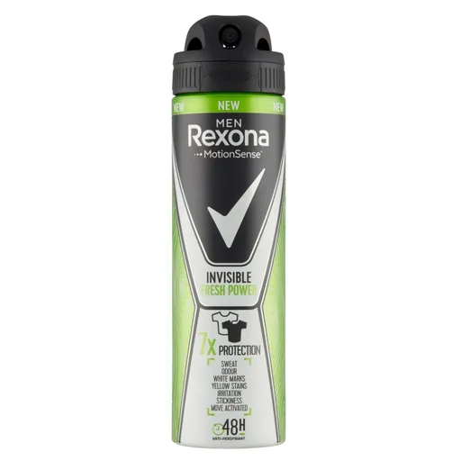 REXONA Men Invisible Fresh & Power Antiperspirant v spreji 150 ml