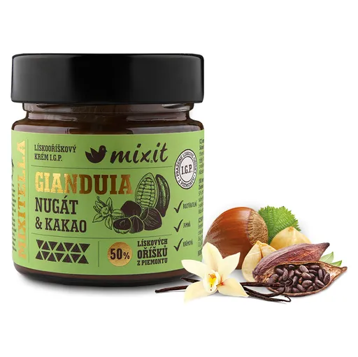 MIXIT Mixitella premium lieskový oriešok z Piemontu s mliekom a kakaom 200 g