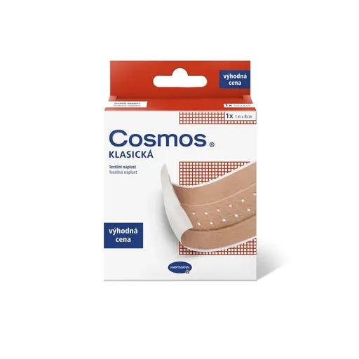 COSMOS Klasická textilná náplasť 1 m x 8 cm 1 ks