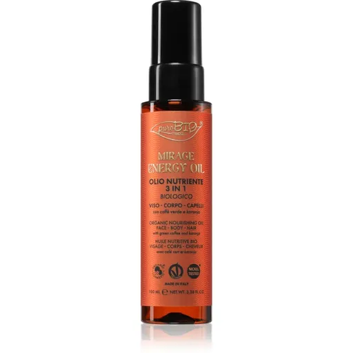 puroBIO Cosmetics Mirage Energy Oil multifunkčný olej na tvár, telo a vlasy 100 ml