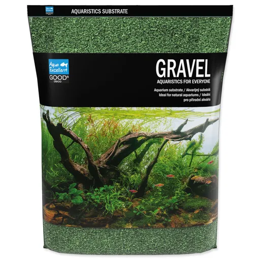 Aqua Excellent piesok olivovo zelený 1,6-2,2 mm 3 kg