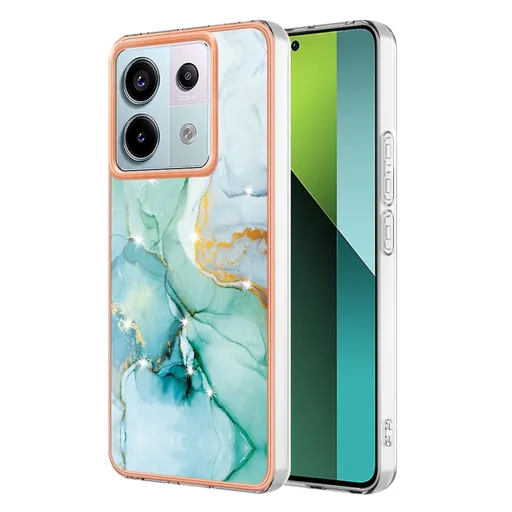 IMD MARBLE Ochranný kryt pre Xiaomi Redmi Note 13 Pro 5G GREEN