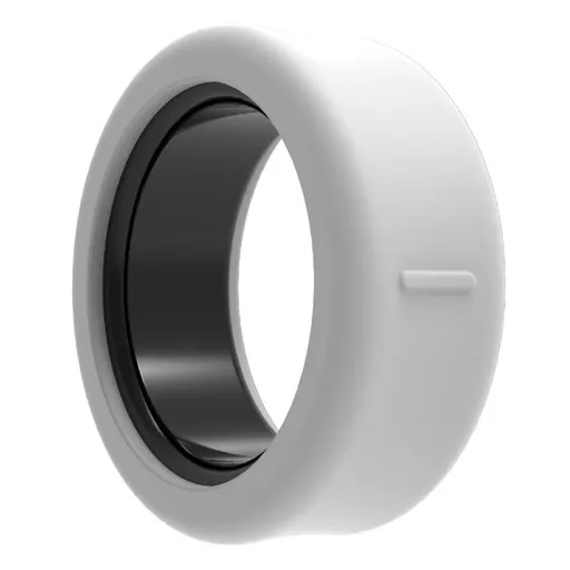 XDFIND SILICONE Obal na smart ring Samsung Galaxy Ring, veľkosť: 10-13 biely