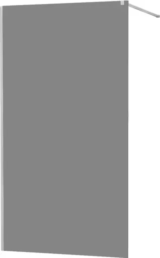 MEXEN/S - KIOTO Sprchová zástena WALK-IN 120x200 cm 8 mm, chróm, dymové sklo 800-120-101-01-40