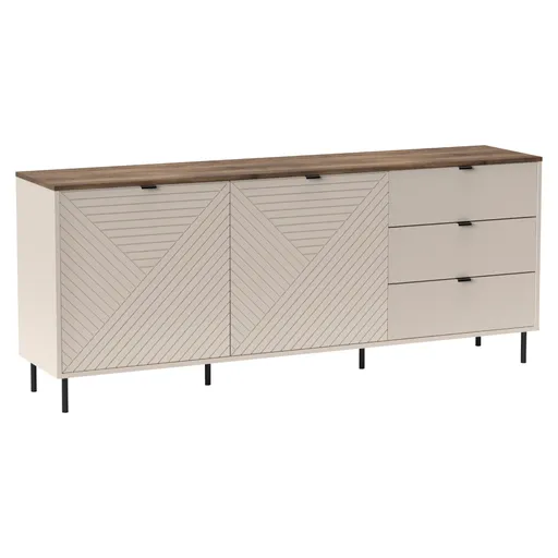 Komoda EYCO, svetlo béžová