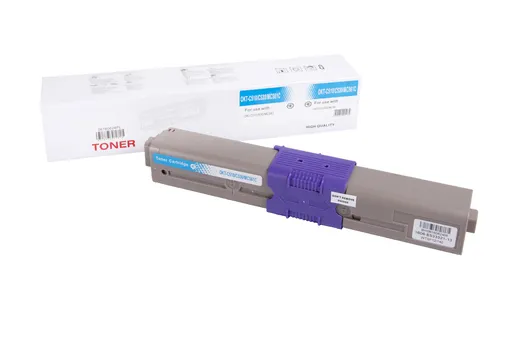 Kompatibilná tonerová náplň 44469724, 5000 listov pre tlačiarne Oki, azurová